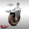 Service Caster 5 Inch SS High Temp Glass Filled Nylon 1/2 Inch Stem Caster with Total Lock Brake SCC-SSTSTTL20S514-GFNSHT-121315 - alternate 1